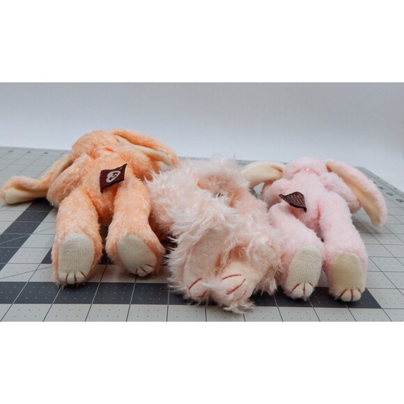 Ty Attic Treasures Collectible Bunnies Strawbunny Camelia Blush Jointed Plush - Picture 11 of 12